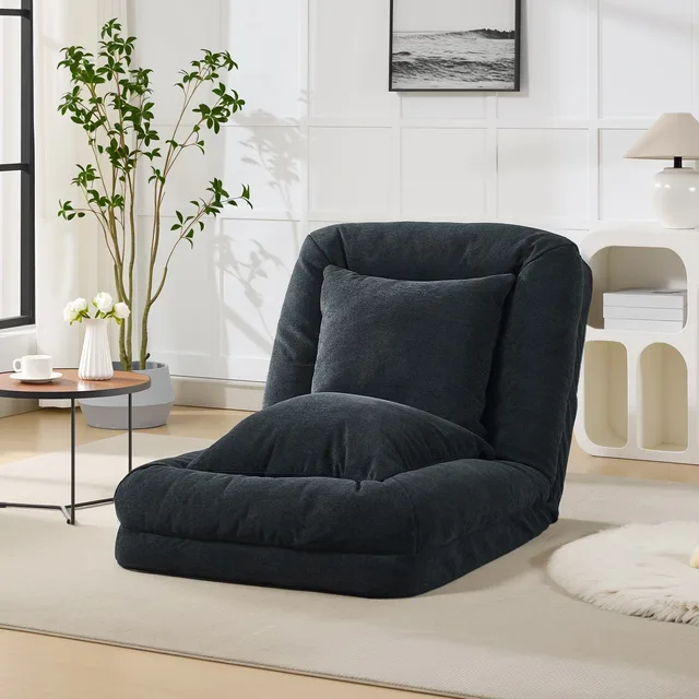 Sofa Bed adjustable brown black