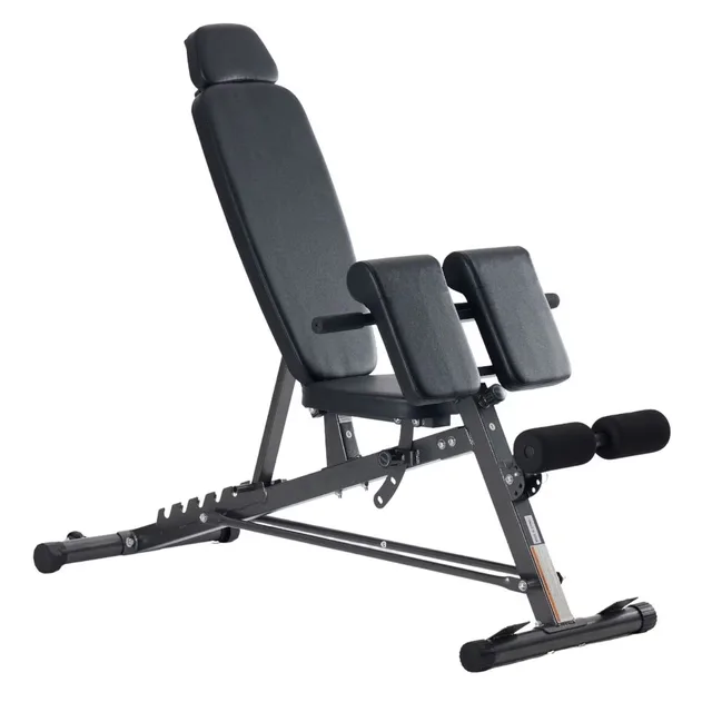 Weight Bench foldable adjustable black