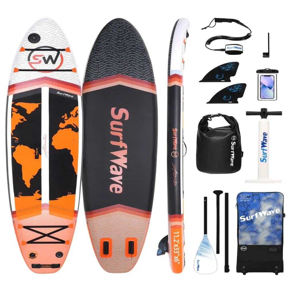 Inflatable Stand 11' black orange
