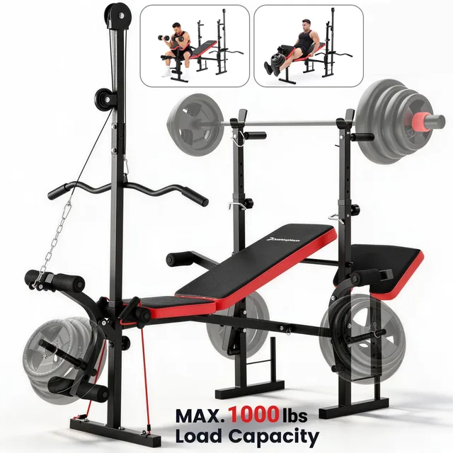 Weight Bench 1000 lbs 8 in 1000lbs