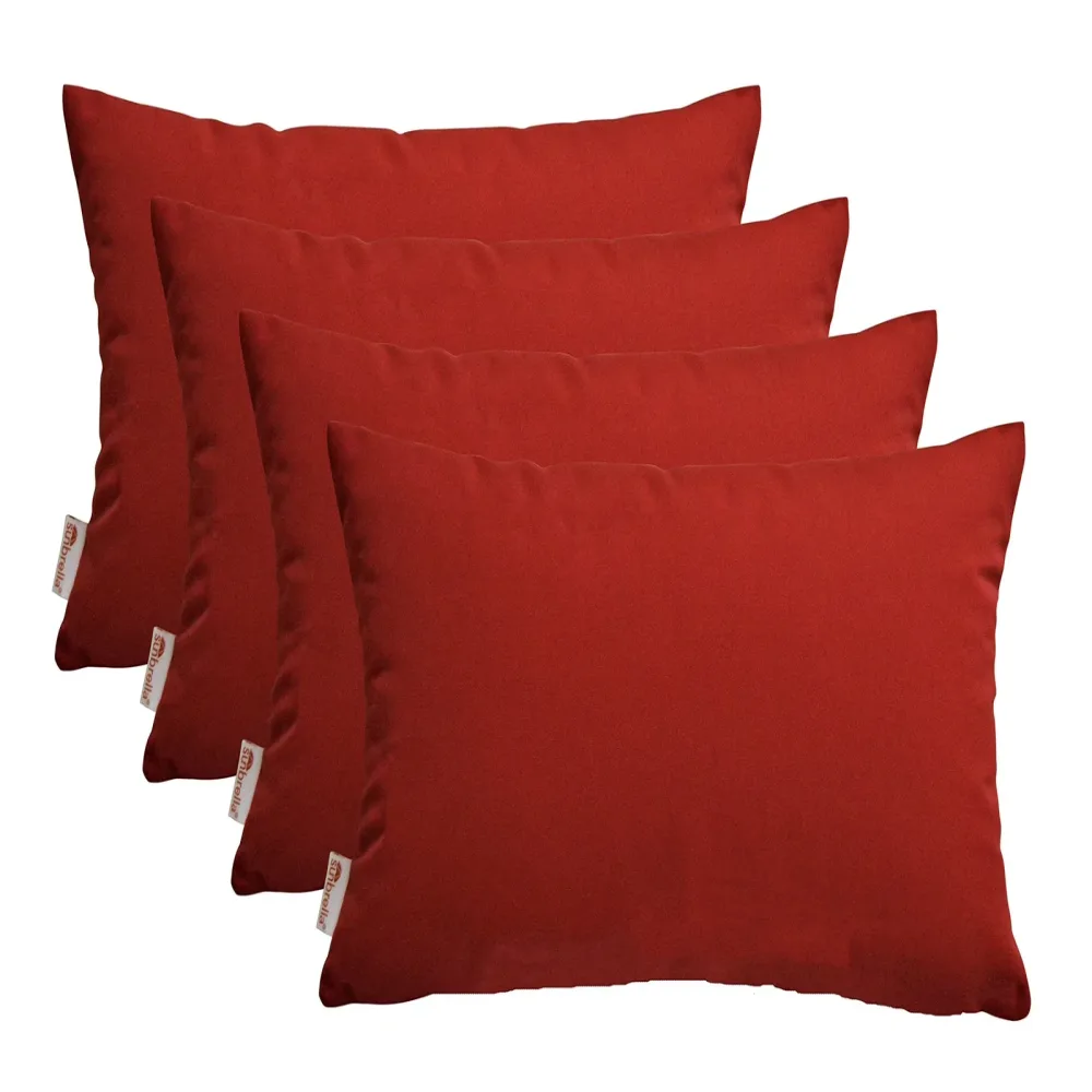 Pillow 17" blue red