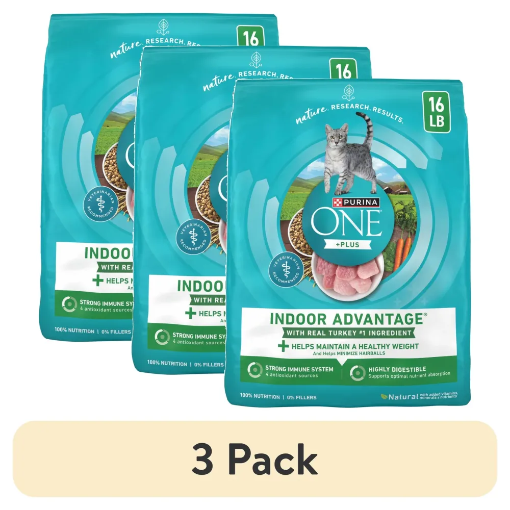 Cat Food 3 pack 16 lb 7.26 kg