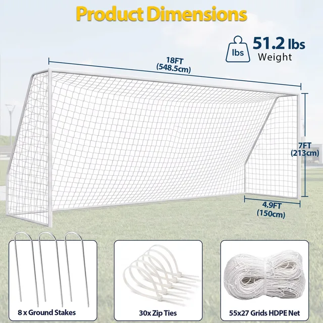 Soccer Goal 18' 7' 5'
