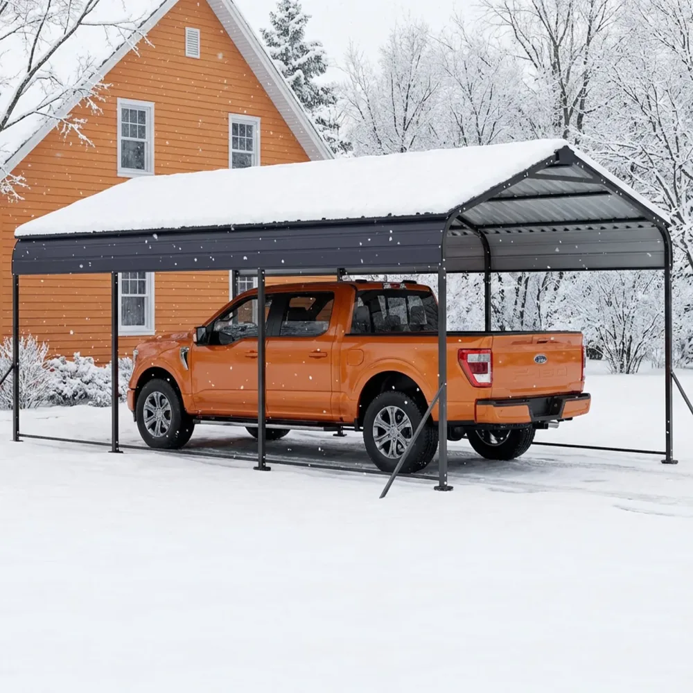 Steel Carport 12 ft 15' 10'