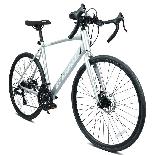 Road Bike silver 170 cm 190 cm
