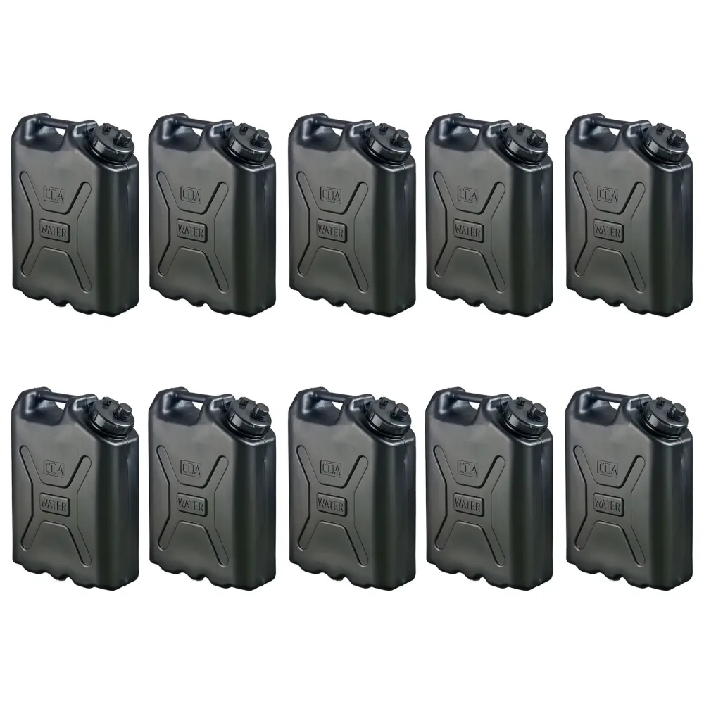 Coolers & Hydration 5 gallon 10 pack black
