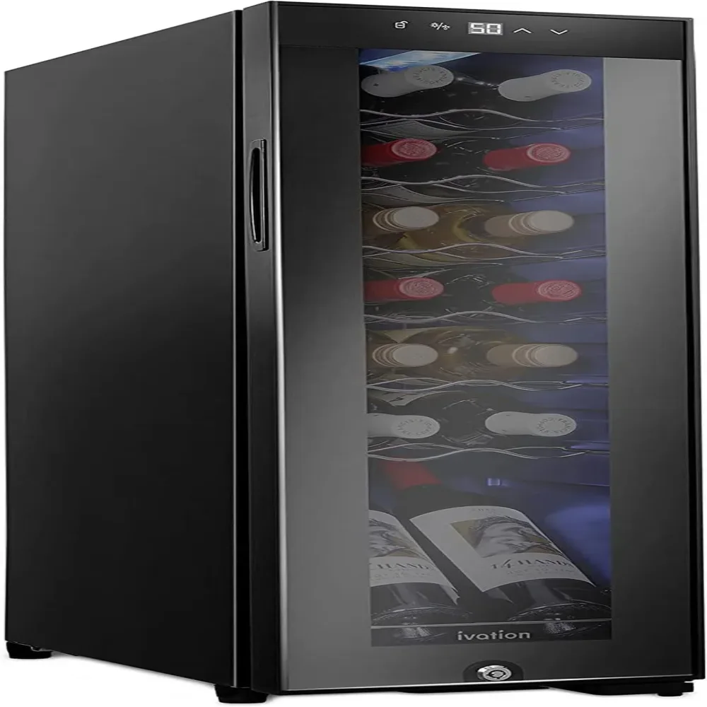 Wine Cooler black 8" 34.8"