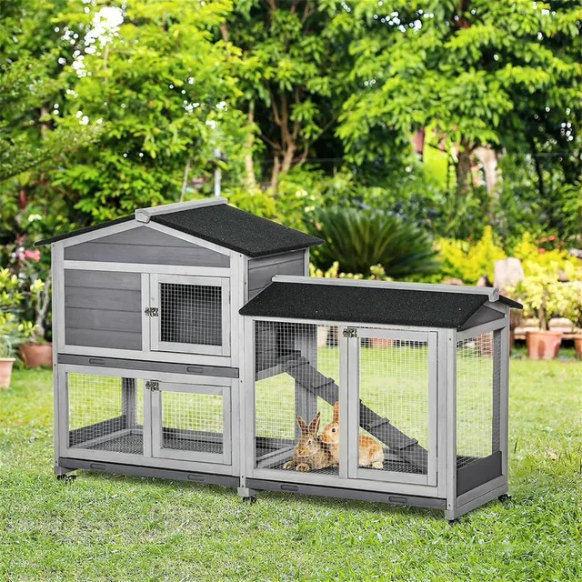 Rabbit Hutch 62" orange grey