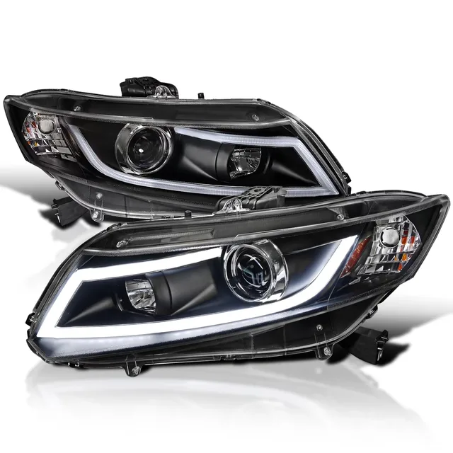 Projector Headlights led black waterproof