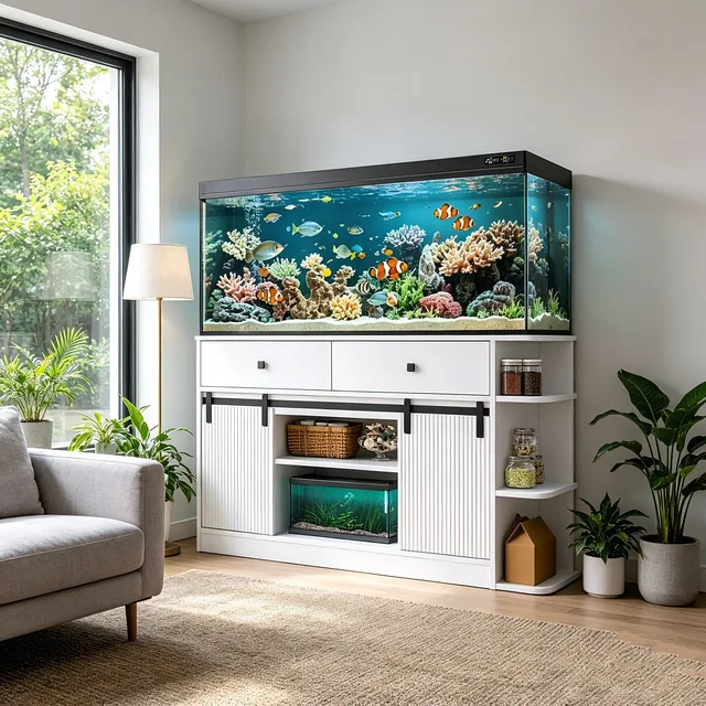Fish Tank 55-75 gallon 1200 lb led