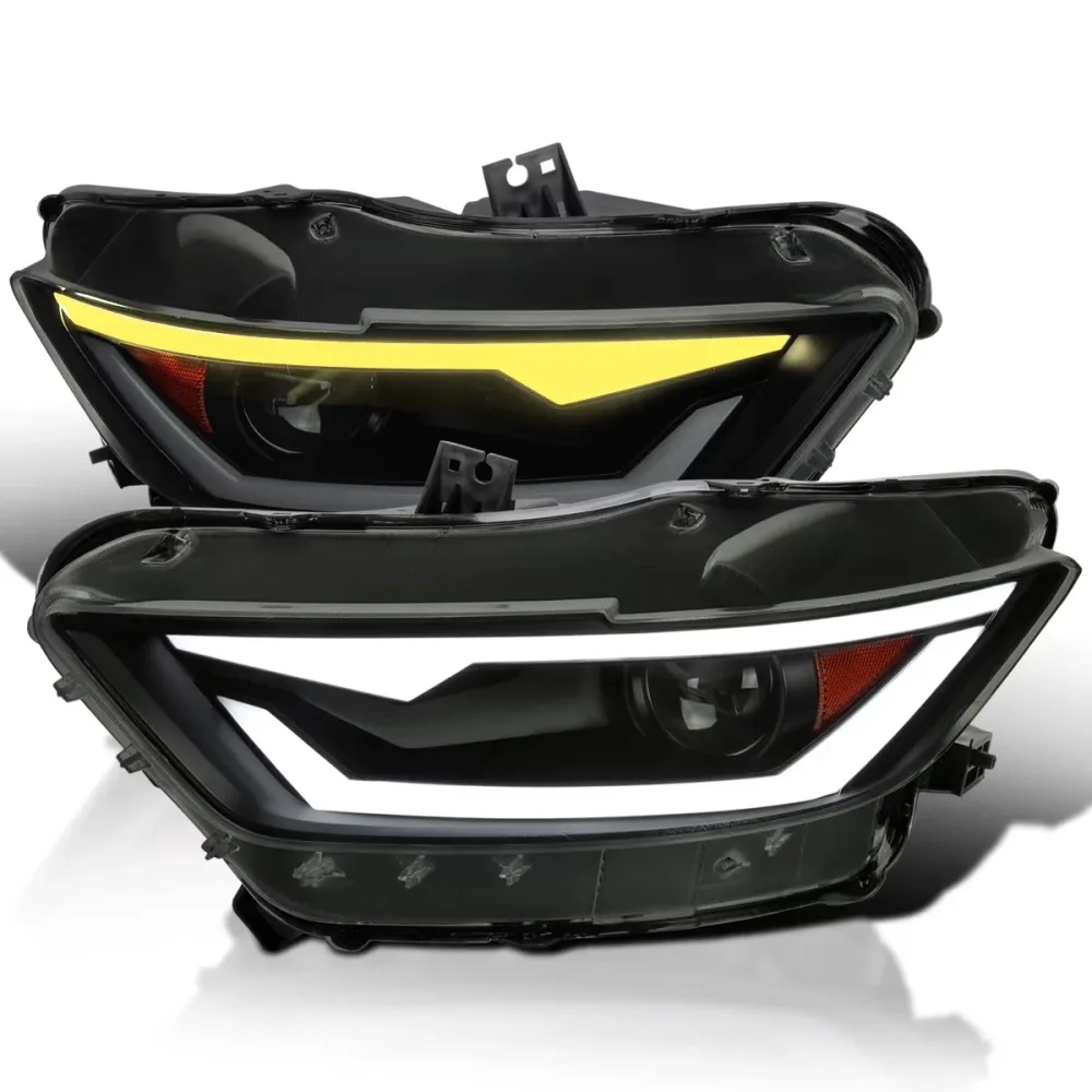 Projector Headlights led black 1 pair