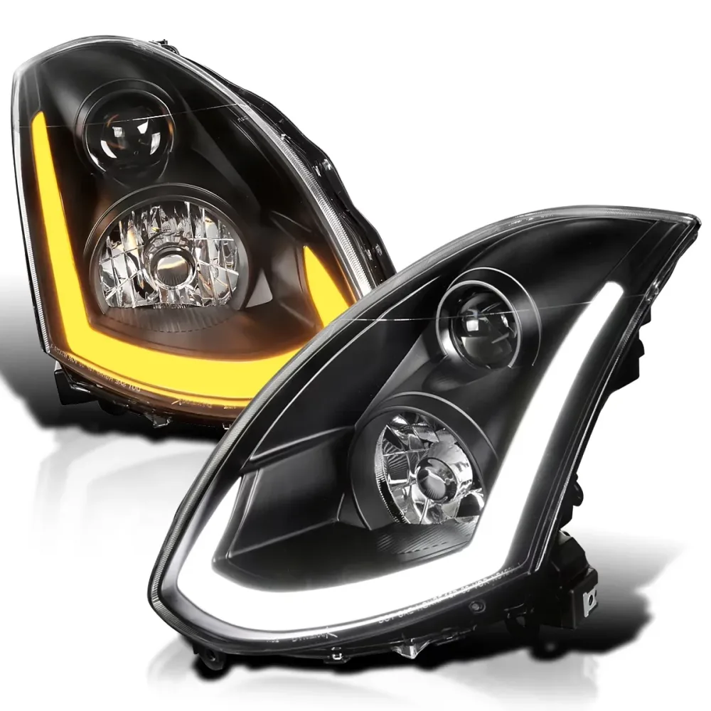 Projector Headlights led black waterproof