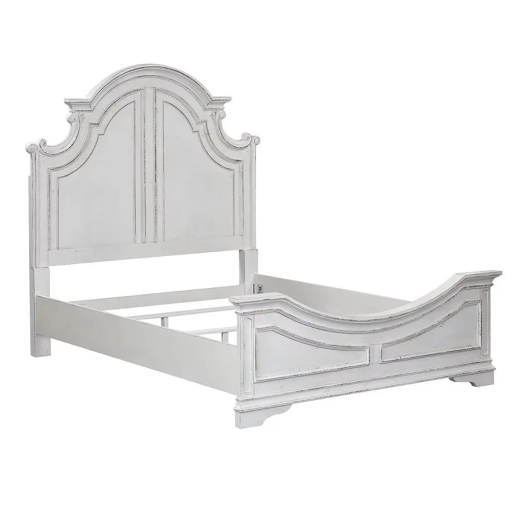 Panel Bed white 68" 89"