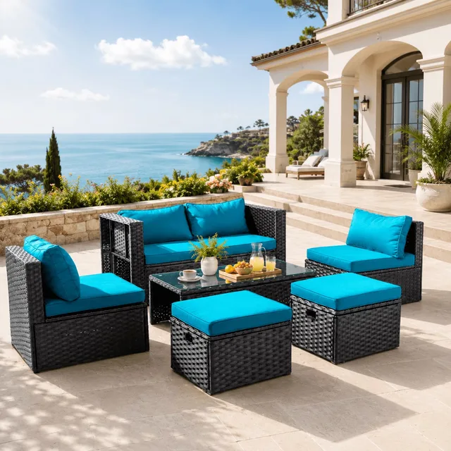 Patio Furniture heavy-duty blue 250 lbs