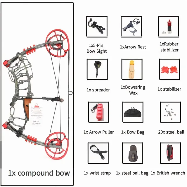 Bow 30-60lbs adjustable 30'