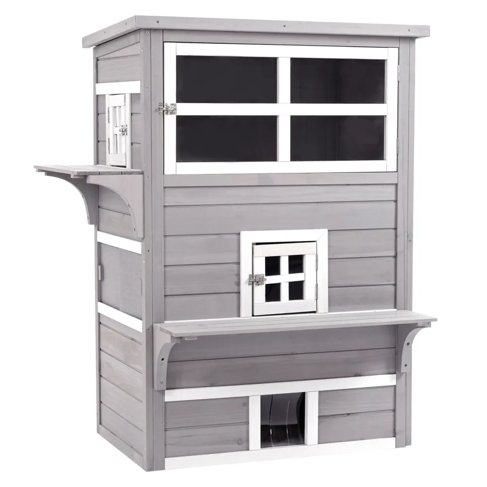 Furniture & Enrichment gray white 38.5"