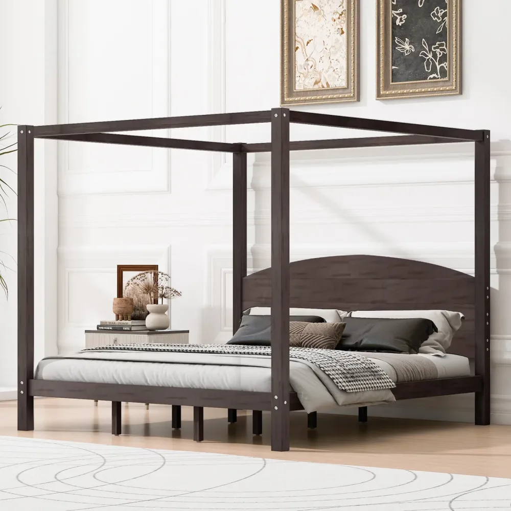 Bed Frame brown 93.5lb 700lb