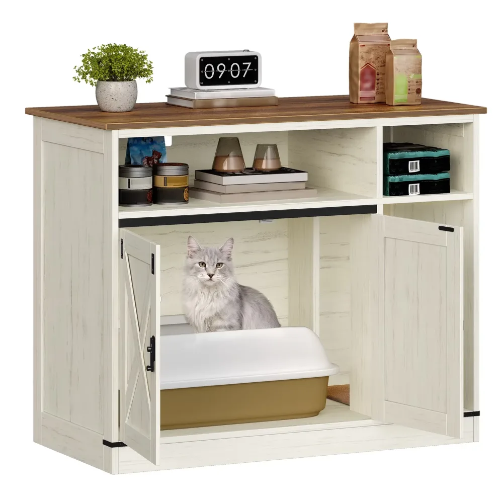 Cat Litter brown white 39.4"