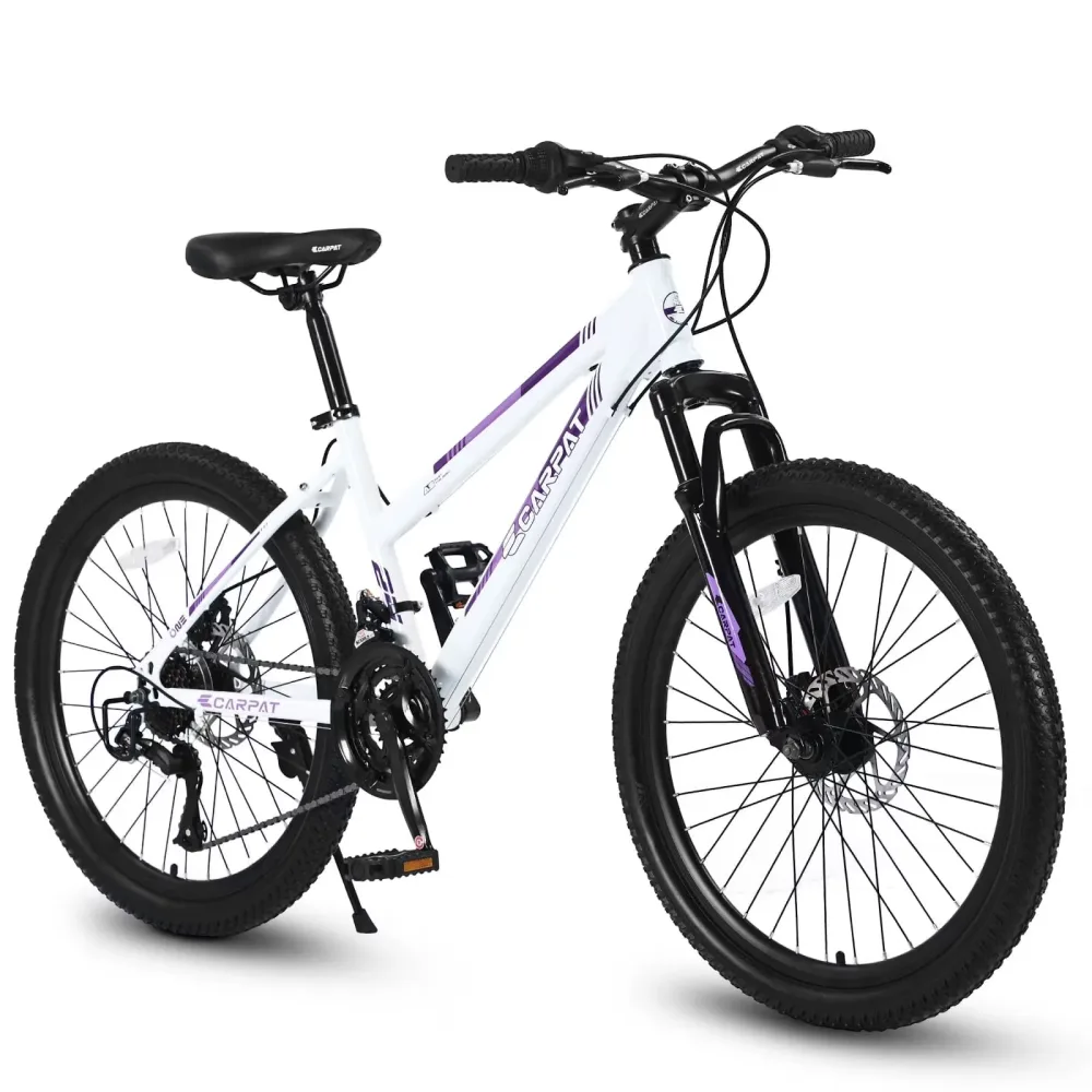 Mountain Bike 24" white 100mm