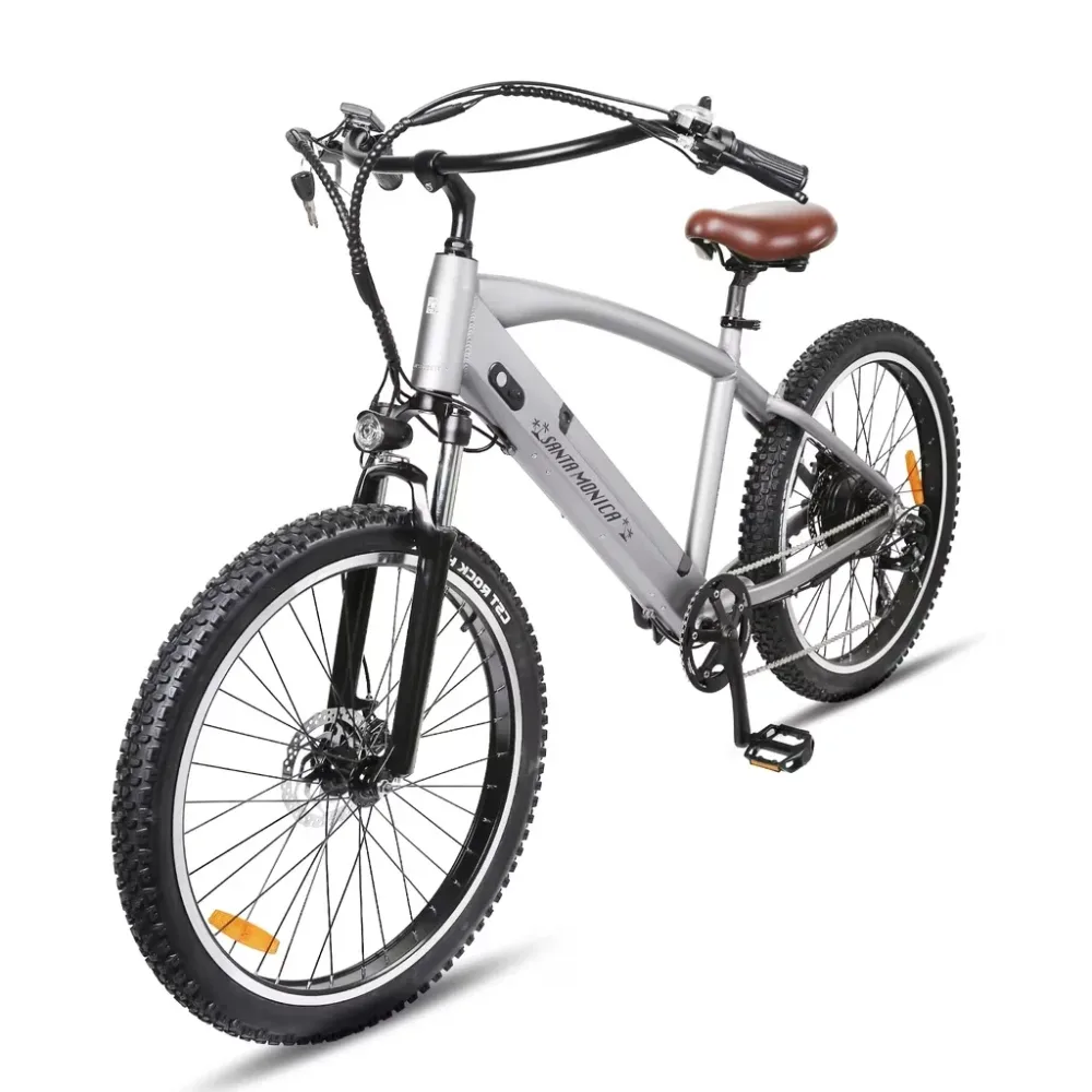 Electric Bikes grey 48v 26 inches