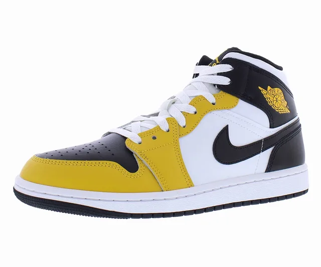Shoe yellow black white