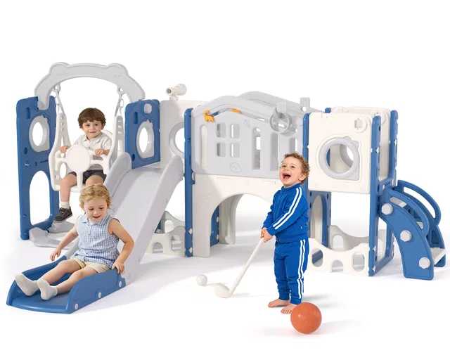 Backyard Play 12 in blue gray