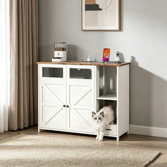 Cat Litter white adjustable