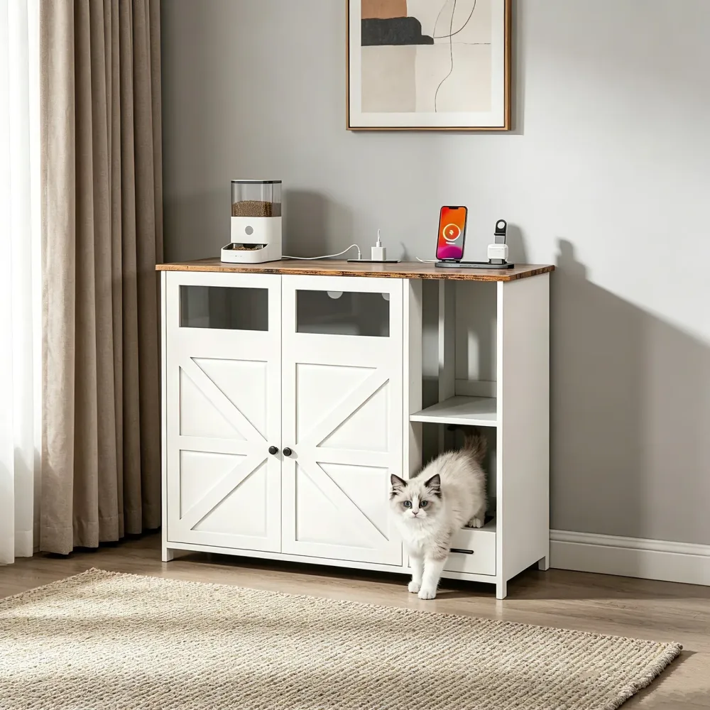 Cat Litter white adjustable