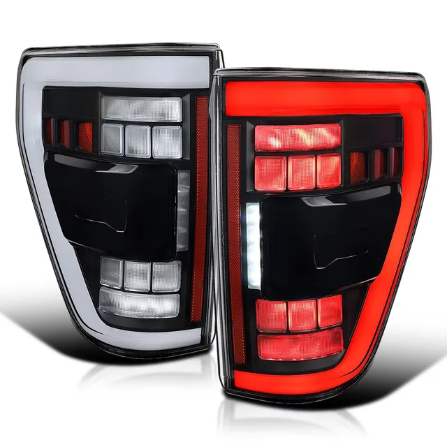 Light led black 1 pair