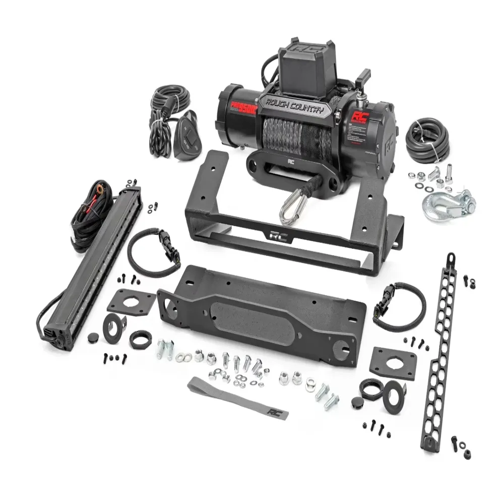 Winch led 9500lb 4"