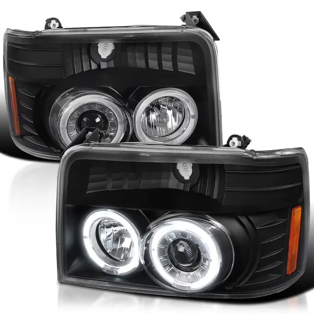 Projector Headlights black waterproof