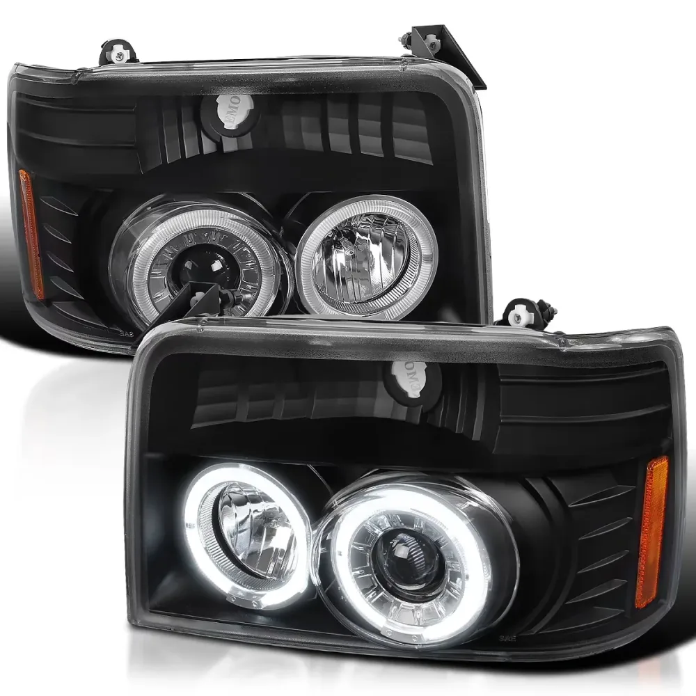 Projector Headlights black waterproof