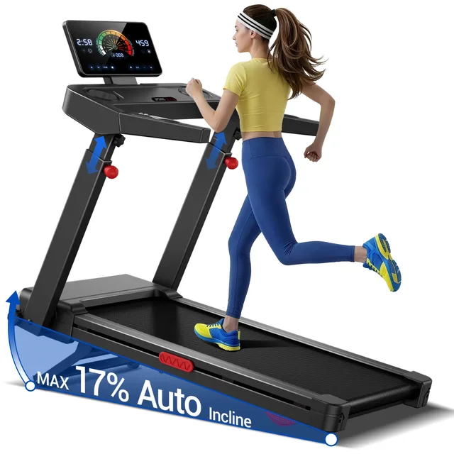 Treadmill Auto 3.5 hp 390lbs foldable