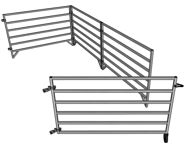 Crates & Gates 5 ft 10 ft 40"