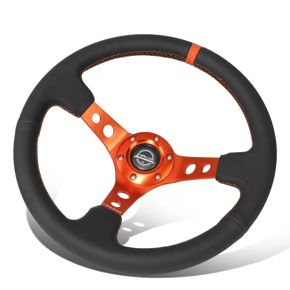 Steering Wheel 350mm 3in orange