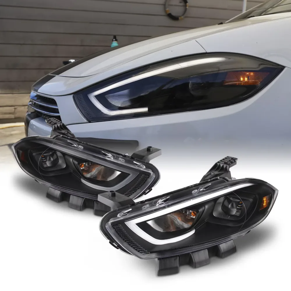 Projector Headlights led black