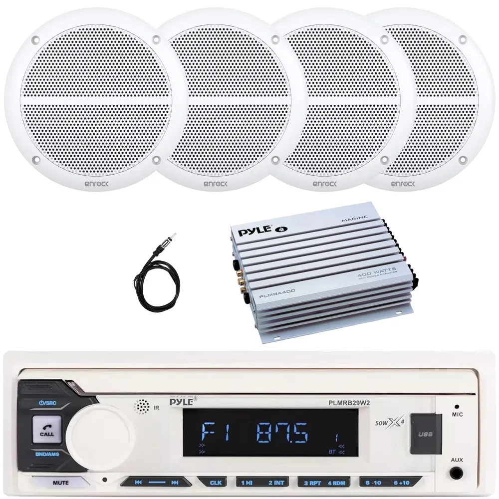 In-dash Stereo 6.5" 90 watt 4 channel