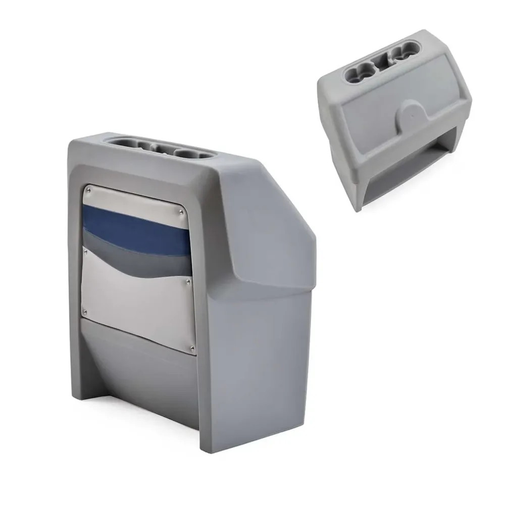 Pontoon Boat gray blue 32oz