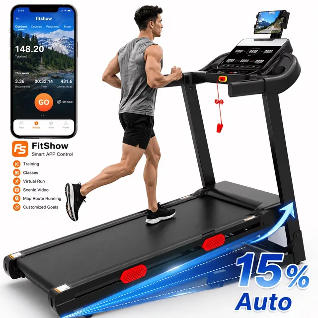Treadmill Electric 3.75hp 330lb folding