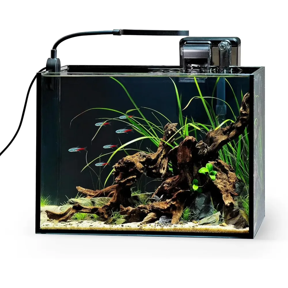Fish Tank 2.5 gallon black 93 lb