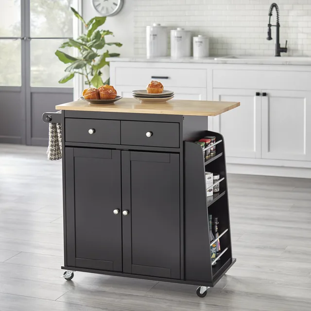 Cart adjustable black 34.5"
