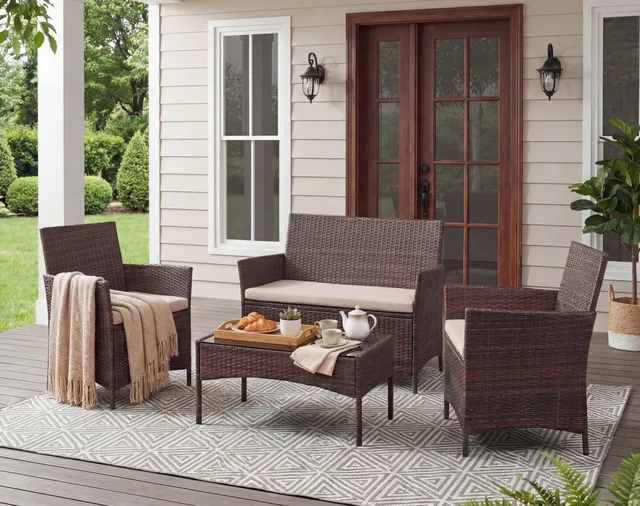 Patio Furniture brown beige 350 pounds