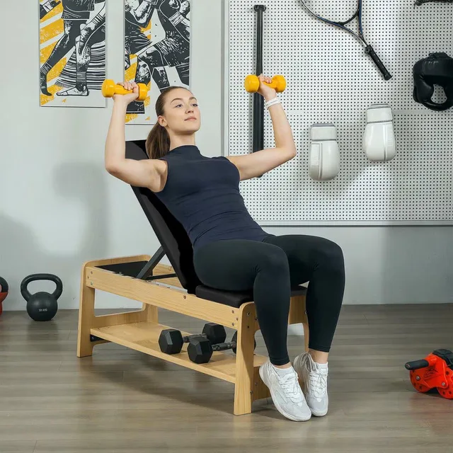 Weight Bench adjustable black