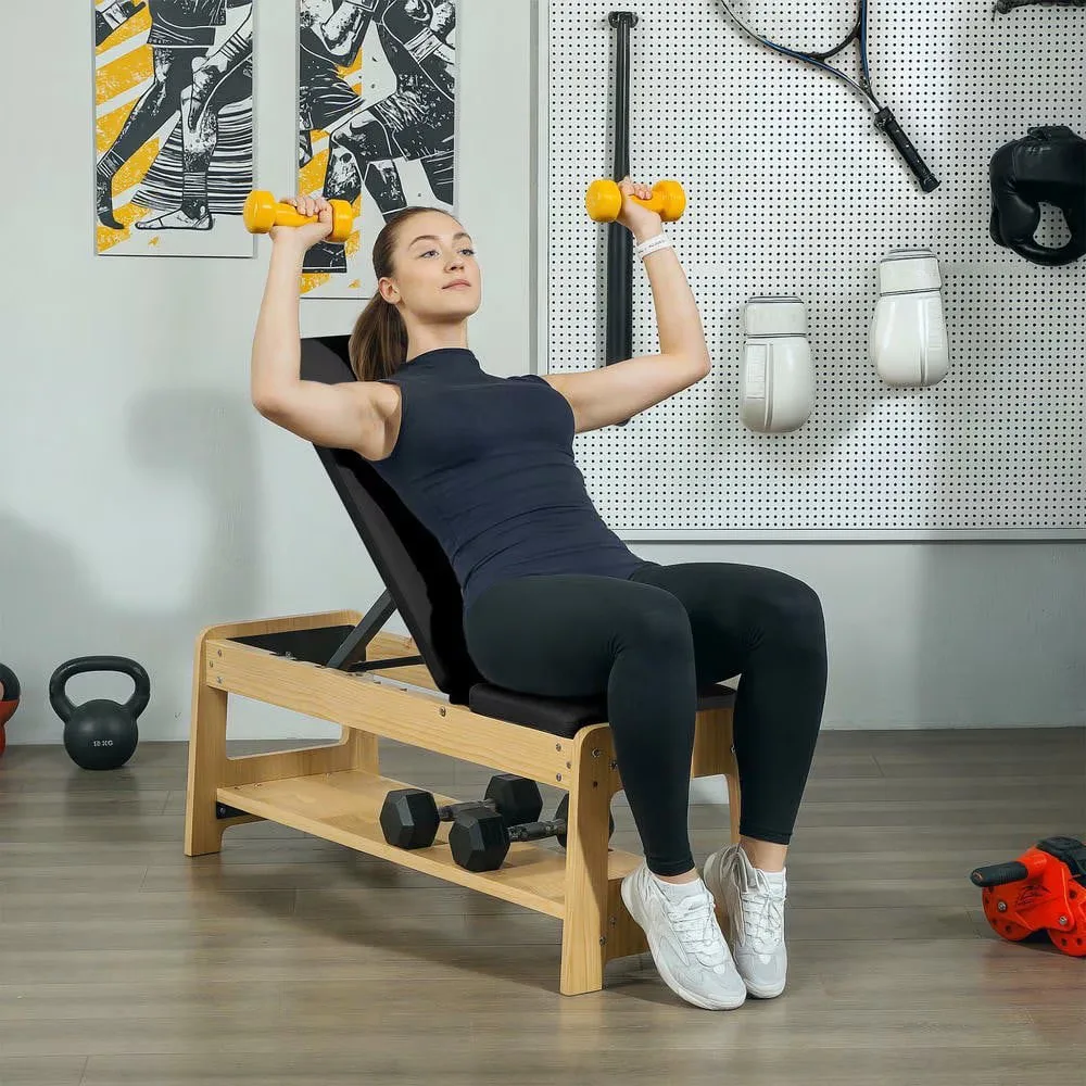 Weight Bench adjustable black