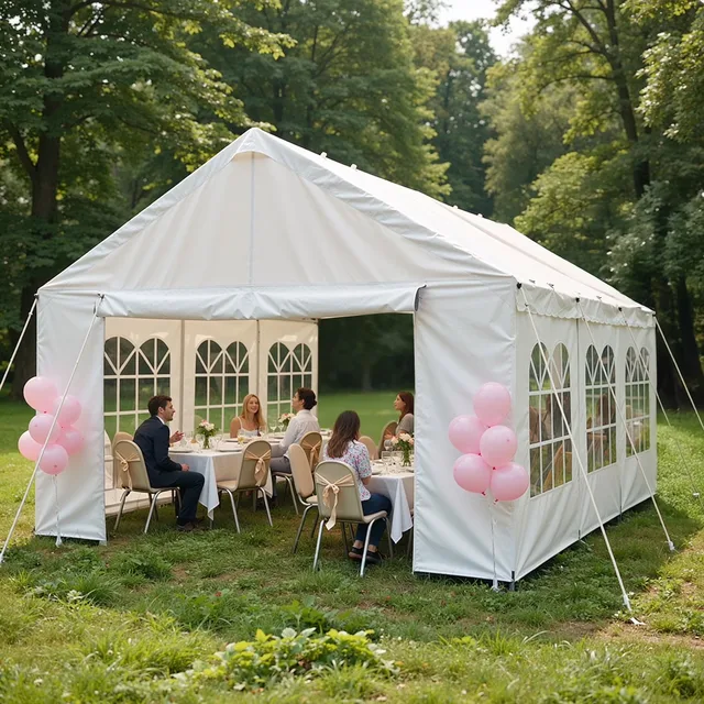 Carport Canopy 10' white 42mm