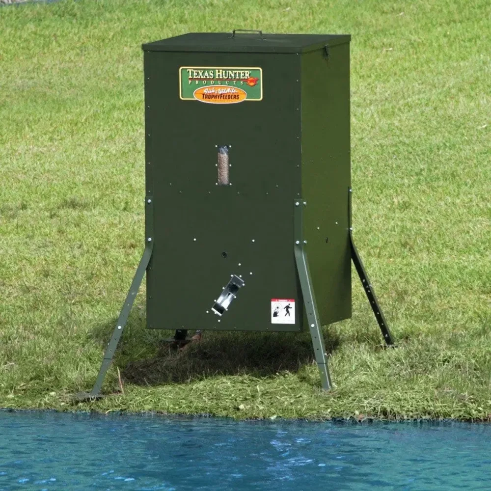 Fish Feeder adjustable 70 lbs 250 lbs