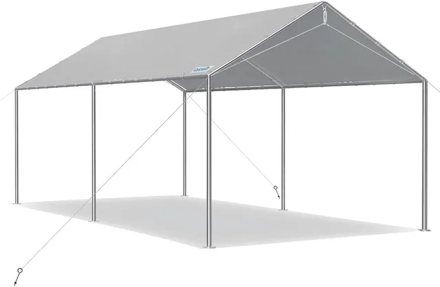 Carport 10' 15' blue