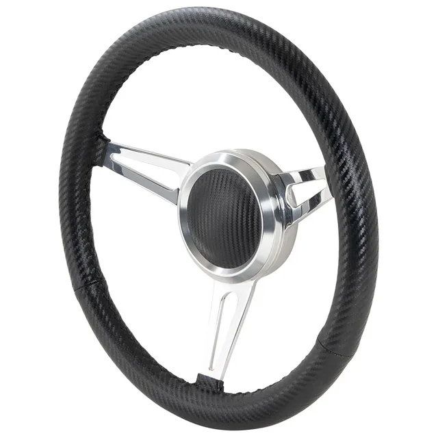 Steering Wheel 13.75 in 2.25 in adjustable