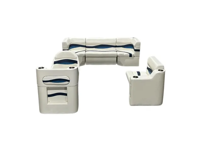 Pontoon Furniture white blue 37"