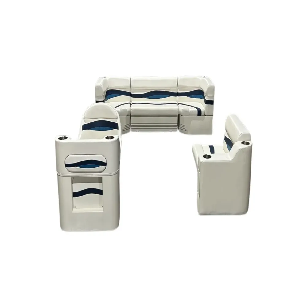Pontoon Furniture white blue 37"